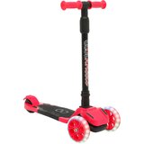 Cool Wheels Sklopivi trotinet za decu Tulpar svetleći sa 3 točka do 30 kg roze | Eponuda.com