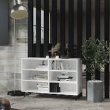 Maison Chic Komoda - Predalnik bela 103,5x35x70 cm iverna plošča, (21716357) | Shoptok.si