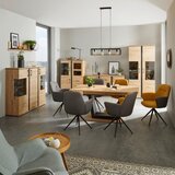 Mömax Široka Komoda Nature, Barva Hrasta, Črna | Shoptok.si