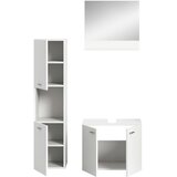 MID.YOU Kopalnica Boston, Bela, 3-Delna | Shoptok.si