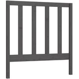  Uzglavlje za krevet sivo 95 x 4 x 100 cm od masivne borovine | shoptok.hr