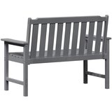  Vrtna klupa Svijetlo siva 120 x 59 x 88 cm HDPE | Eponuda.com