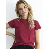 BASIC Feel Good T-shirt-RV-TS-4623.42-burgundy | Shoptok.si