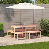  Stol za piknik 160 x 134 x 75 cm od masivnog drva duglazije | shoptok.hr
