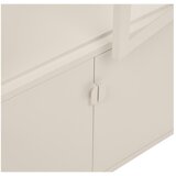 House Nordic Kremno bela jeklena vitrina 80x180x35 cm Brisbane – | Shoptok.si