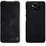 Nillkin - Qin Leather Case - Xiaomi Poco X3 / Poco X3 NFC / Poco X3 Pro - crna