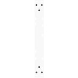  Noge jedilne mize V-oblike 2 kosa Bela 50x(30-31,3) cm Jeklo | Shoptok.si