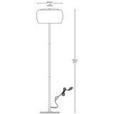 Zuma line F0076-04A-F4FZ - Kristalna podna lampa CRYSTAL 4xG9/42W/230V | Eponuda.com