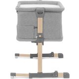 Kinderkraft prenosna posteljica neste™ grow light grey full wood | Shoptok.si