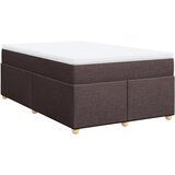 Maison Chic Box spring postelja - Vzmetna postelja z vzmetnico temno rjav 120x200 cm blago SL5369, (21904406) | Shoptok.si