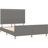  Okvir kreveta bez madraca tamnosivi 140 x 200 cm od tkanine | shoptok.hr