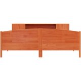  Krevet s regalom za knjige bez madraca 200x200 cm od borovine | shoptok.hr