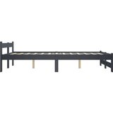  Posteljni okvir temno siv iz trdne borovine 160x200 cm, (20643886) | Shoptok.si