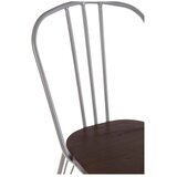Premier Housewares Siv/v temni naravni barvi jedilni stol iz masivnega bresta District – | Shoptok.si