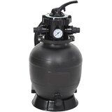  Pješčani filtar za bazen sa 6-smjernim ventilom crni | Eponuda.com