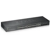 GS1920-24 v2, 28p (24Gigabit RJ45, 4x Gigabit combo (metalSFP)), IPv6,L2, fanless, Rackmount ( GS1920-24V2-EU0101F )