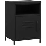 vidaXL Nočna omarica črna 35x35x51 cm jeklo | Shoptok.si