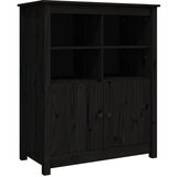Maison Chic Komoda - Predalnik črna 83x41,5x100 cm trdna borovina, (21715767) Cene
