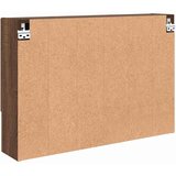  Ogledalo ormar Smeđi hrast 80 x 17 x 55 cm Konstruirano drvo | shoptok.hr