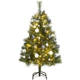  Umjetno božićno drvce 150 LED sa šarkama i kuglicama 150 cm | shoptok.hr