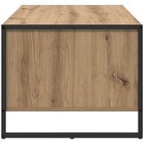  klubska mizica, inženirski les, oreh, 80x50x40 cm | Shoptok.si