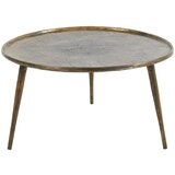 Light & Living Kovinska okrogla mizica v bronasti barvi ø 67,5 cm Babina – Cene