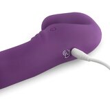 EasyToys vibrator brez naramnic, ki ga je mogoče napolniti (vijolična) | Shoptok.si