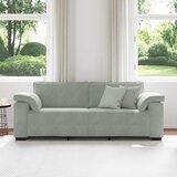  Trosjed Sofa Svijetlosiva 220x77x82 cm Baršun | shoptok.hr