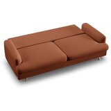 Micadoni Raztegljiva/s prostorom za shranjevanje sedežna garnitura v barvi terakote 233 cm Naomi – | Shoptok.si