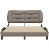  Okvir kreveta s LED-om bez madraca Hvar Taupe 140x190 cm tkanina | Eponuda.ba