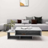  Stolić za kavu siva boja betona 105 x 55 x 32 cm od iverice | shoptok.hr