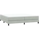  Box Spring krevet bez madracem svijetlo sivi 200x220 cm baršun | shoptok.hr