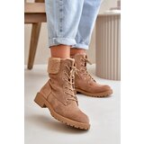 Boto Women's Lined Work Boots with Zipper Brown Mivael | shoptok.hr