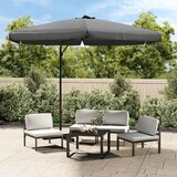  Vrtni suncobran s čeličnom šipkom 300 x 250 cm antracit | shoptok.hr