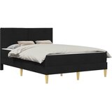  Krevetna konstrukcija Crna 120 x 200 cm Poliester | shoptok.hr