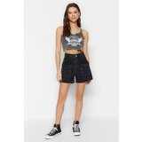 Trendyol Shorts - Black - High Waist | Shoptok.si