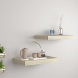 Maison Chic 2 kosi Stenske Police - Viseče police barva hrasta 40x23x3,8 cm MDF, (21794069) | Shoptok.si