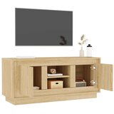 vidaXL TV omarica sonoma hrast 102x35x45 cm inženirski les | Shoptok.si