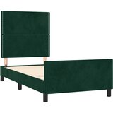  Okvir za krevet bez madraca tamnozeleni 100x200 cm baršunasti | shoptok.hr