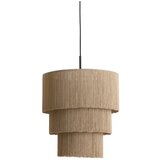 Light & Living Sivorjava viseča svetilka s tekstilnim senčilom ø 10 cm Malaika – Cene