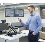 Fellowes delovna postaja za sedeče in stoječe delo Lotus™ dx, vxšxg 140 x 832 x 616 mm, črne barve | Shoptok.si
