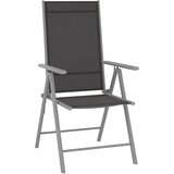  10-dijelni vrtni blagovaonski set crno-srebrni | shoptok.hr