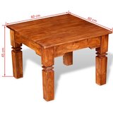  Stolić za kavu od masivnog drva 60 x 60 x 45 cm | Eponuda.ba