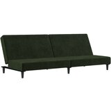  Kavč dvosed z ležiščem temno zelen žamet | Shoptok.si