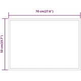  LED kopalniško ogledalo 70x50 cm, (20919584) | Shoptok.si