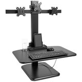 Vonhaus delovna postaja sit&amp;stand za več monitorjev Cene
