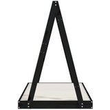  Za dječji krevet crni 80 x 160 cm od masivne borovine | shoptok.hr