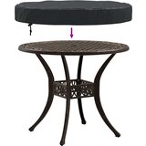  Pokrivač za Vanjski Stol Crna 72 x 72 x 10 cm 420D tkanina | shoptok.hr