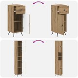  Set za kupaonicu od 3 dijela BREDA Konstruirano drvo | shoptok.hr