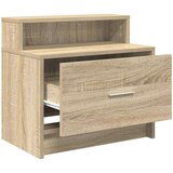 vidaXL Nočna omarica z predalom sonoma hrast 51x31x47 cm | Shoptok.si